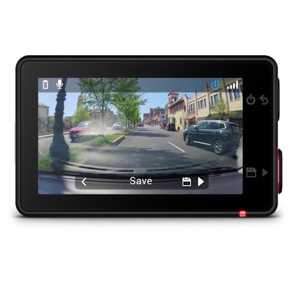 Dash Cam - GARMIN - X310 - Kompakt, röststyrning, 4K, 140° Svart