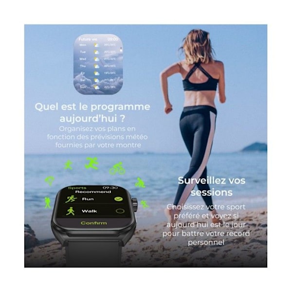 Ksix Urban Move Grå - Smartklocka 2.06"