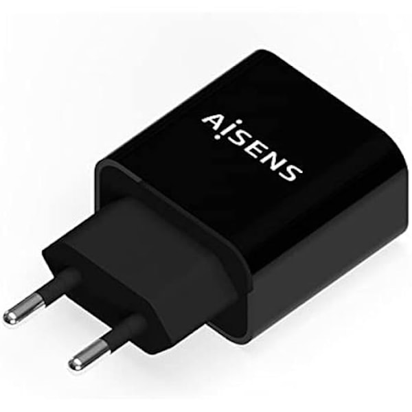AISENS A110-0538 20W USB-C PD-laddare - Svart - USB-strömförsörjning Svart