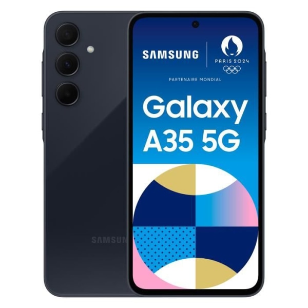 Samsung Galaxy A35 Smartphone 128 GB 5G Midnattsblå Midnattsblå