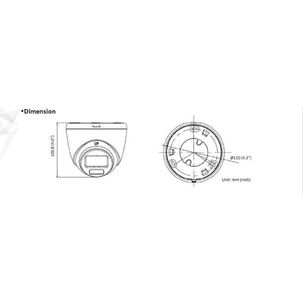 HIKVISION DS-2CD1327G0-L(2,8 mm)(C) N/A N/A 1920 x 1080 pixlar övervakningskamera