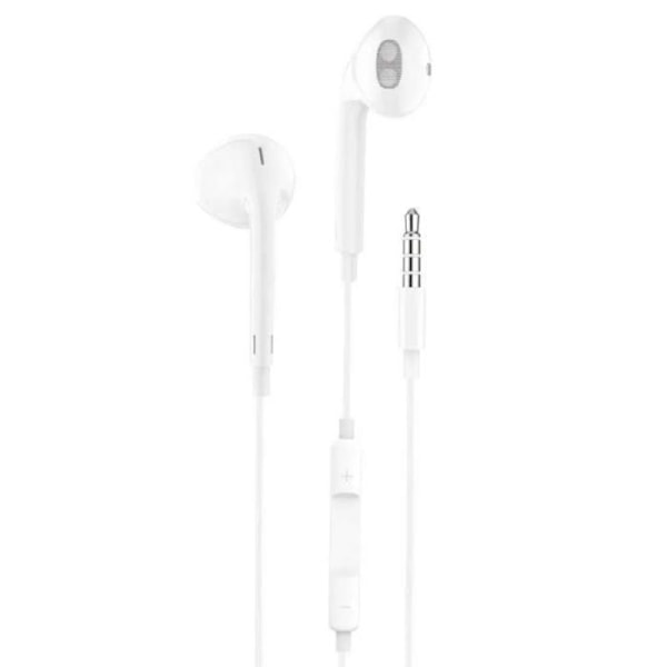 In-ear hörlurar - Tech One Tech - EarTECH - Inbyggd mikrofon - Mini Jack 3,5 mm - Kabel 1,20 m