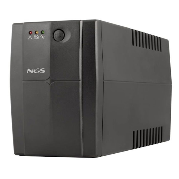 NGS FORTRESS1200V3 Offline-växelriktare - 800 VA - Konstant utspänning 480W - 2 Schuko-uttag Svart