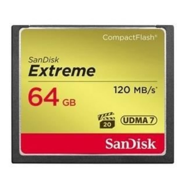 SANDISK Extreme CF 120Mb/S 85Mb/S 64Gb