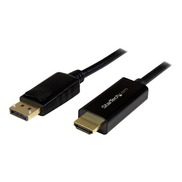 STARTECH.COM 1m DisplayPort till HDMI Adapterkabel - M/M - 4K - Svart