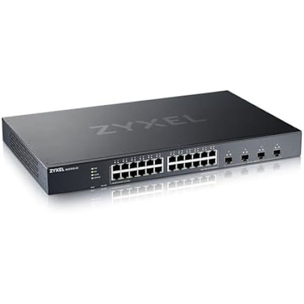 Zyxel Switch Ethernet Intelligent administrerbar, 24 portar Gigabit, 4 SFP+ 10G platser och Hybrid Molnläge [XGS1935-28]