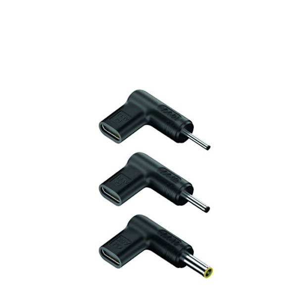 NGS BUD-SM: Pack med 3 USB-C strömadaptrar kompatibla med SAMSUNG bärbara datorer.