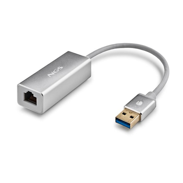 USB 3.0 nätverksadapter - NGS - HACKER 3.0 - RJ45 - 1Gbps - 15cm - Plug and Play