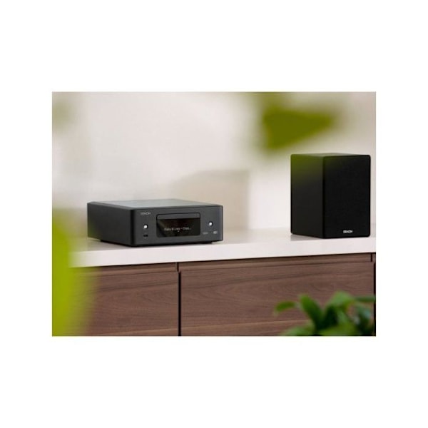 Miniljudsystem - DENON - Ceol N12DAB - Trådlös streaming - HDMI - Hi-Fi-ljud Svart