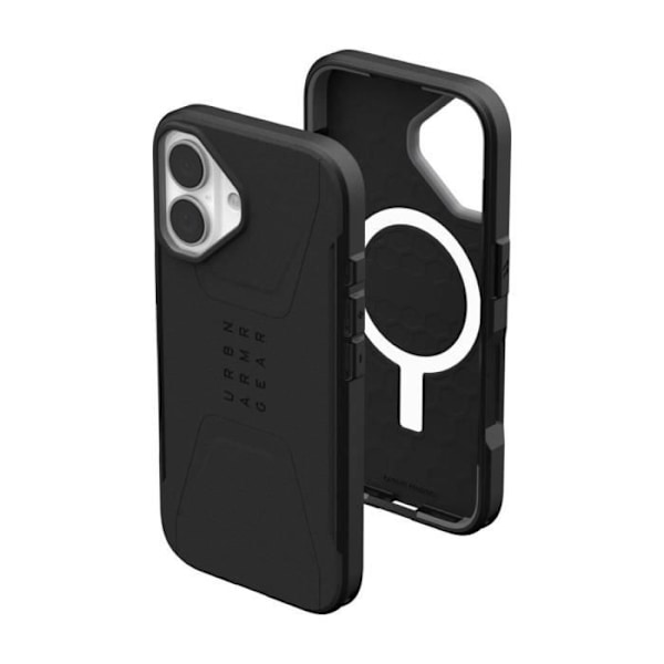 Skyddsskal - UAG - iPhone 16 - Svart - MagSafe - Optimal skydd Svart