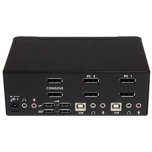 KVM-brytare - StarTech.com - SV231DPDDUA2 - 4K Ultra HD - 2 portar - Dubbel visning
