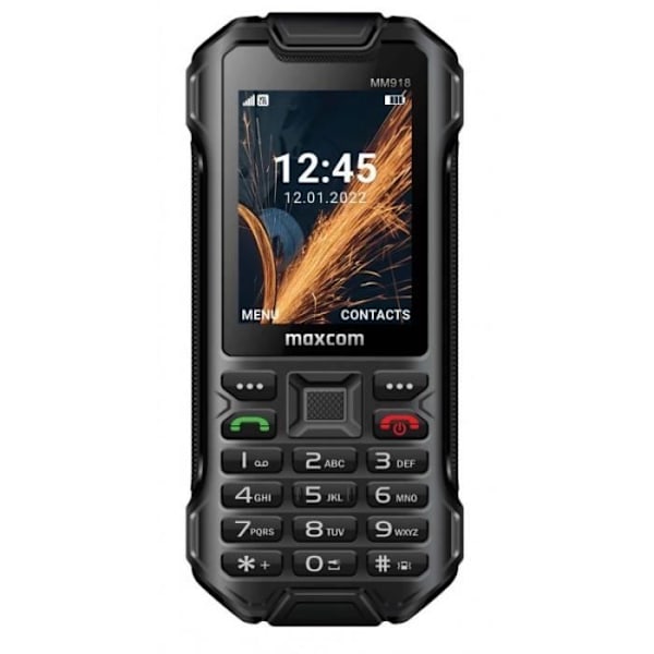 Maxcom Rugged telefon 4G MM918 Strong VoLTE - 5908235976990 Svart