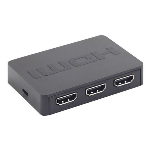 Videoljudswitch - Cablexpert - DSW-HDMI-34 - 3 x HDMI - Svart - Stationär dator