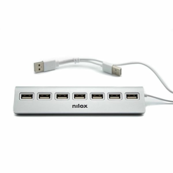 Silver Nilox USB-hubb