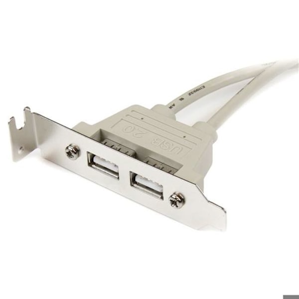 USB 2.0-adapter - STARTECH.COM - 2 USB A-portar - Låg profil - IDC 5 stift - Livstidsgaranti