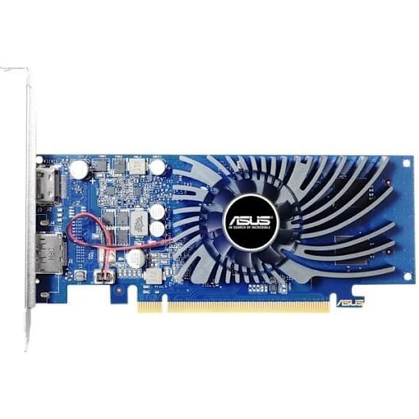 Grafikkort - ASUS - GT1030-2G-BRK NVIDIA GeForce GT 1030 2 Go GDDR5 Svart, Blå