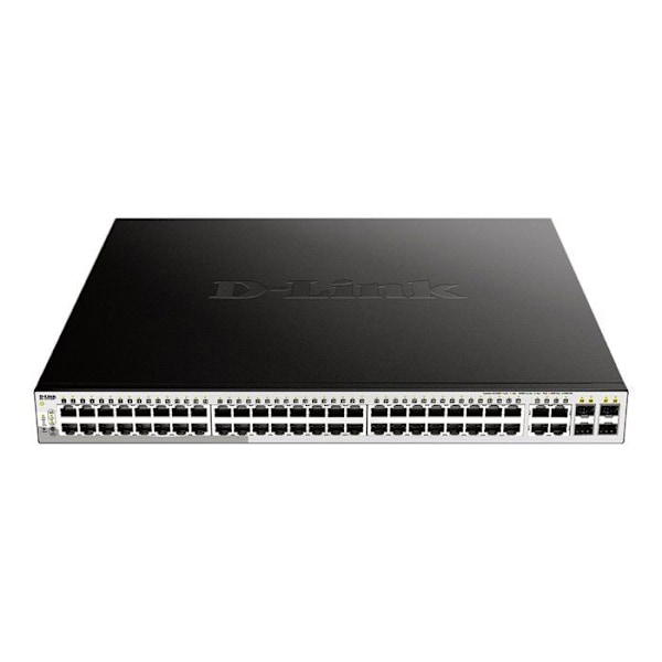 Nätverksomkopplare - DLINK - DGS-1210-52MP/E - 48 portar 10/100/1000 - 4 portar SFP - PoE