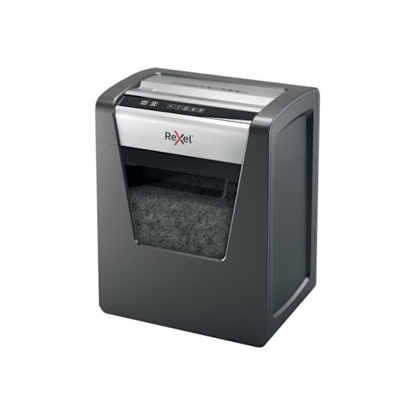 Pappersförstörare - Rexel - Momentum X415 - P4 - 15 ark - 23 L Svart
