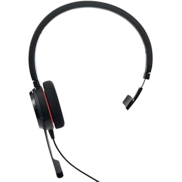 Hörlurar - JABRA - Evolve 20 Mono - Passiv bullerdämpning - USB-C - Enhetlig kommunikation Svart