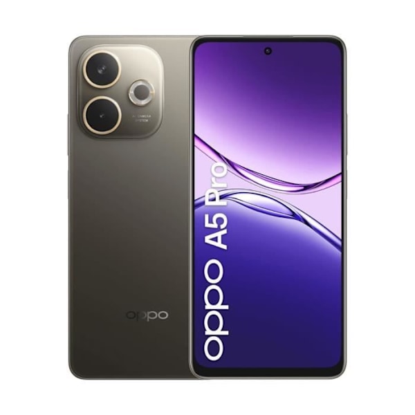 Oppo A5 Pro 4G 8 GB/256 GB Svart (Svartbrun) Dubbel SIM Brun