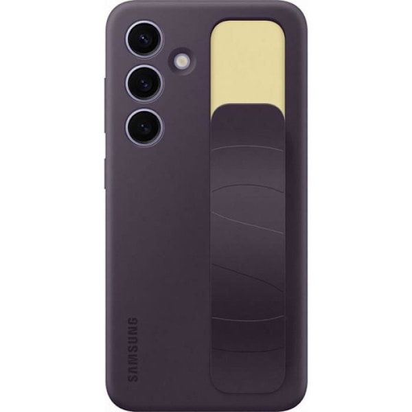 Samsung mobiltelefonfodral och skal Silikonfodral med rem till Galaxy S24 Dark Purple