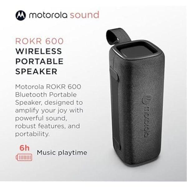 Trådlös Bluetooth-högtalare - MOTOROLA - ROKR 600 - 30 W - IP67 - Sändningsfunktion