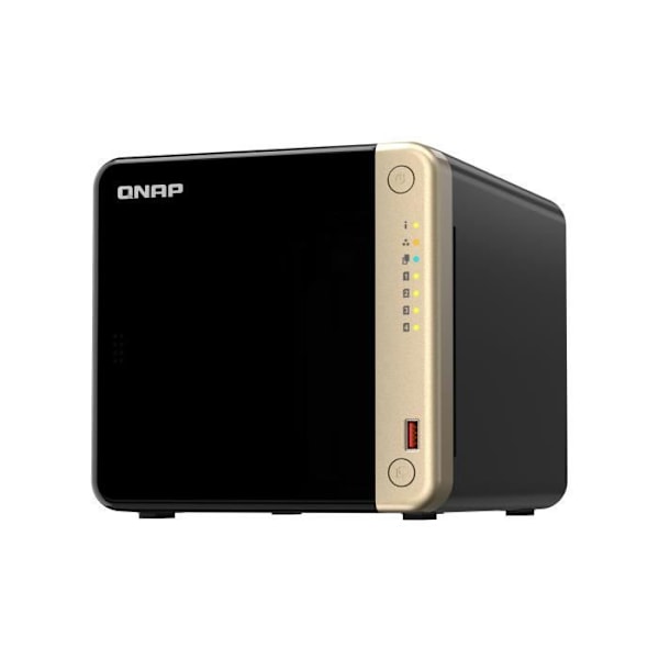 Storage Server (NAS) - QNAP - TS-464-8G - single-port multi-gig - 4 kärnor/ 4 trådar