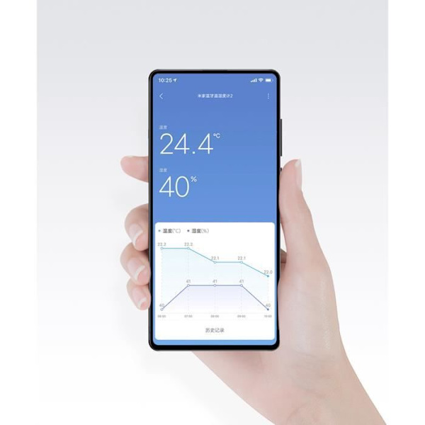 XIAOMI temperatur- och fuktighetsmonitor - Vit - Anslutet objekt - LCD-skärm - Enkel att fästa