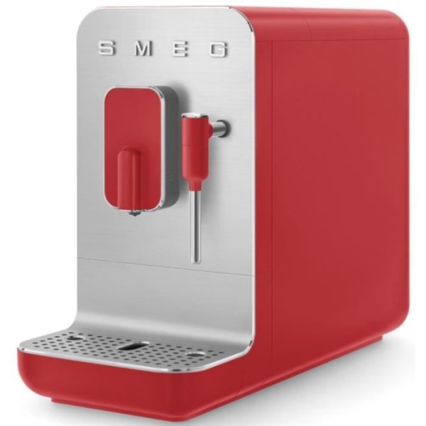 Espressomaskin med kvarn SMEG BCC02RDMEU Röd