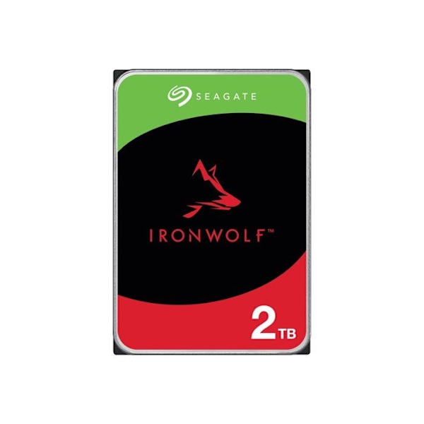 NAS HDD Intern hårddisk - SEAGATE - IronWolf 2 TB - 5900 RPM - 256 MB Cache