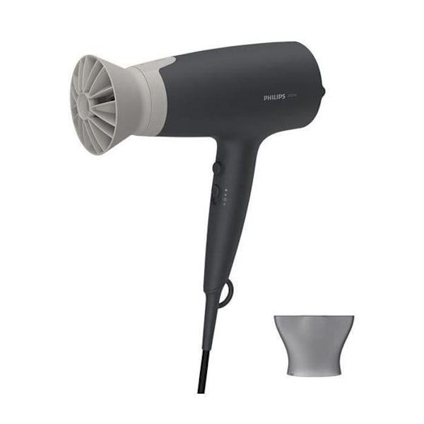 Hårtork - PHILIPS - BHD351.10 - 2100W - ThermoProtect - Avancerad jonisator Grå