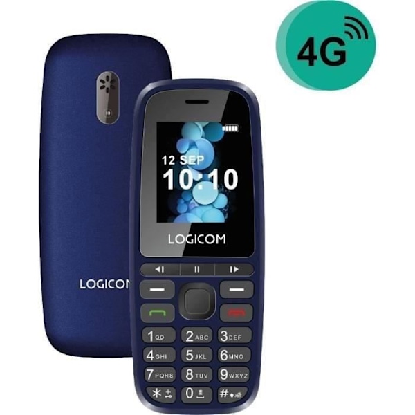 Mobiltelefon - LOGICOM - Posh 402 - Blå Blå