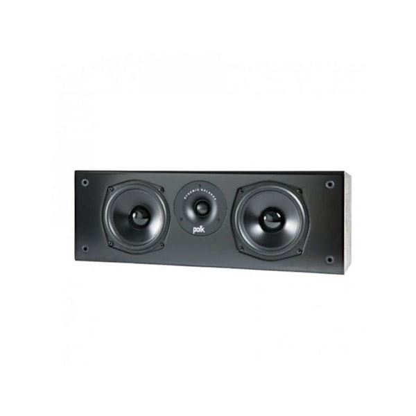 Polk Audio T30 2-vägs hemmabiocenterkanalhögtalare Svart