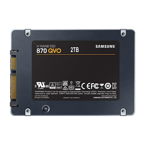 SAMSUNG Intern SSD 870 QVO 2 TB MZ-77Q2T0BW