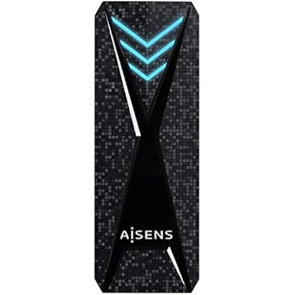 AISENS Caja EXTERNA M.2 NVME SSD-hårddisk ASM2-RGB013B Svart