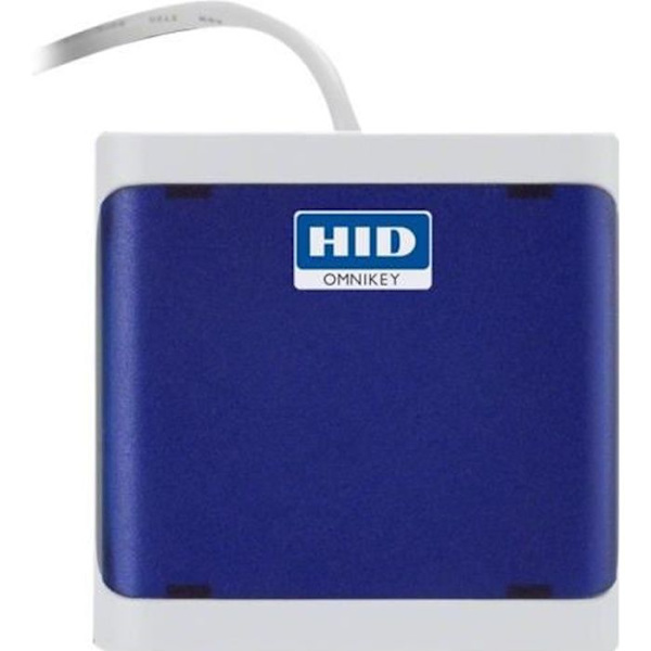 HID OMNIKEY 5022 SMART USB 2.0 kortläsare ljusgrå, mörkblå