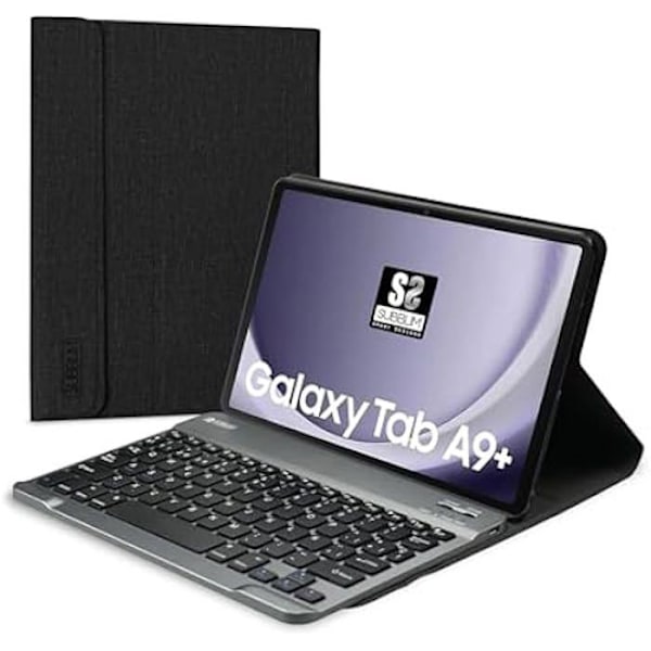 SUBBLIM KeyTab Pro BT Tangentbordsfodral för Samsung Galaxy Tab A9 +11 tum