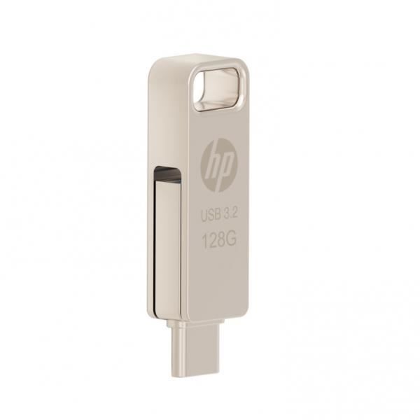 PNY HPFD206C-128. Kapacitet: 128 GB, Enhetsgränssnitt: USB Type-A / USB Type-C, USB-version: 3.2 Gen 2 (3.1 Gen 2),