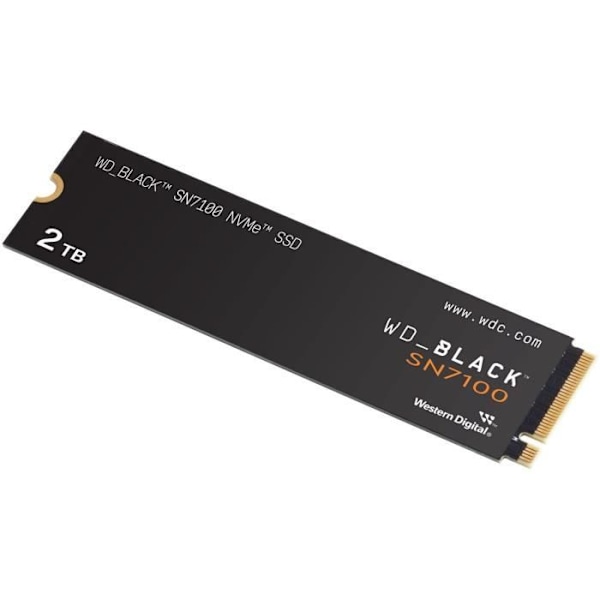 WESTERN DIGITAL - WDS200T4X0E - Intern SSD - Svart - SN7100 - NVMe - 2 To - upp till 7 250 Mo/s i läsning