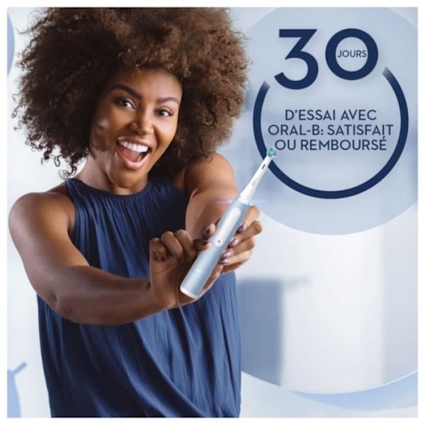 Oral-B iO 3S elektrisk tandborste Blå, 1 borsthuvud Blå