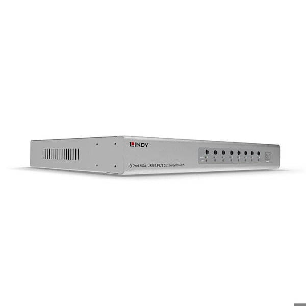 VGA, USB OCH PS/2 Combo KVM Switch, 8 portar