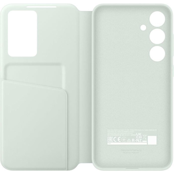 Smartphonefodral - Samsung - Galaxy S24 FE - Mint - Fullständigt skydd - Smart View-fönster mynta