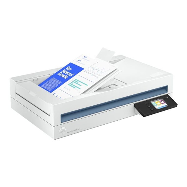 Dokument- och bildskanner - HP - Scanjet Pro N4600 Fnw1HP - Automatisk duplex - USB 3.0 - Ethernet