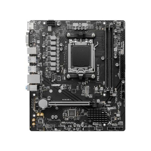 MSI PRO A620M-E MICRO-ATX MODERKORT, FÖR AMD RYZEN SERIES PROCESSORER