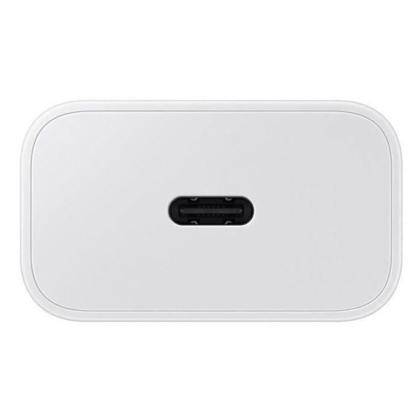 Samsung mobiltelefonladdare 25W FAST nätladdare, USB Typ C-port Vit