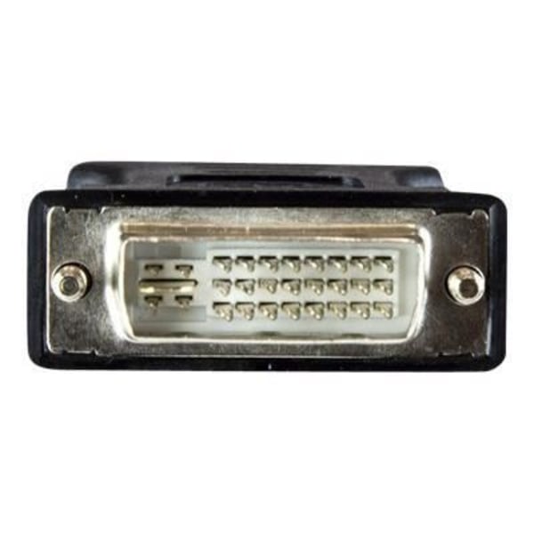 DVI-I till VGA HD15 M/F-adapter - DVI-I till VGA-videokonverterare i svart - M/F - DVIVGAMFBK