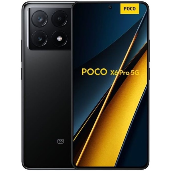 XIAOMI - Poco X6 Pro 5G - 256GB - Svart