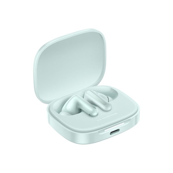 Trådlösa hörlurar - Redmi - Buds 6 - Aktiv brusreducering 49 dB - Batteritid 42 timmar - 360° ljud Grön