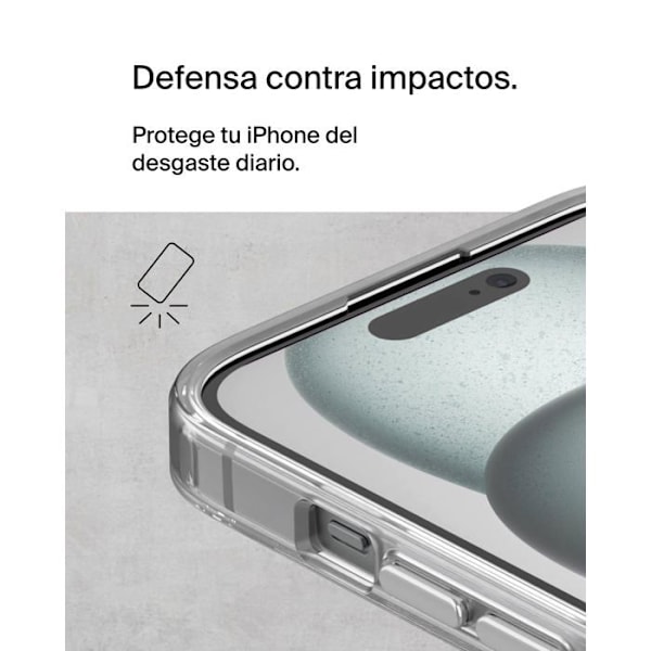 Belkin SheerForce Skyddsfodral MagSafe för iPhone 15 Klar