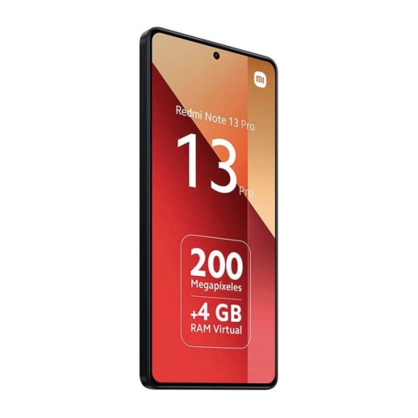 XIAOMI Redmi Note 13 Pro 5G Smartphone 12+512GB Black Snapdragon 7s Gen 2 Trippelkamera 200MP 6,67" AMOLED-skärmladdning 67W 5100mAh